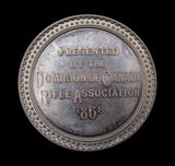 Canada 1868 Dominion of Canada Rifle Association Silver 50mm Medal