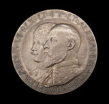 1902 Edward VII Coronation 52mm Silver Medal - By Frampton