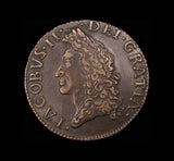 Ireland James II 1690 Gunmoney Halfcrown - GVF