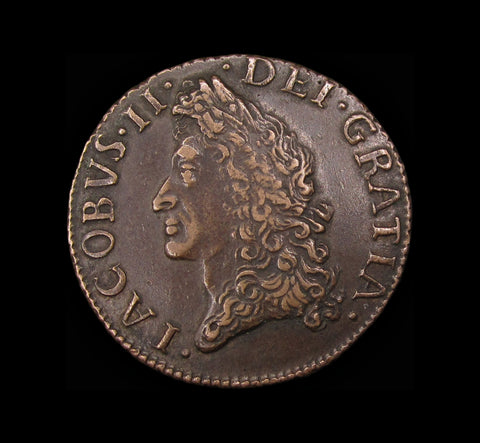Ireland James II 1690 Gunmoney Halfcrown - GVF