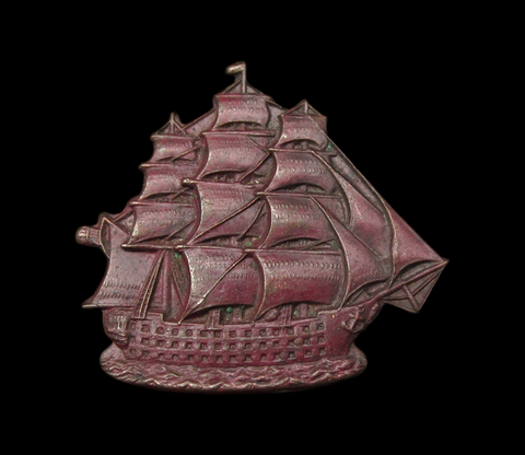 1905 Battle of Trafalgar Centenary Medal - Made From H.M.S Victory Copper
