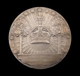 1902 Edward VII Coronation 52mm Silver Medal - By Frampton