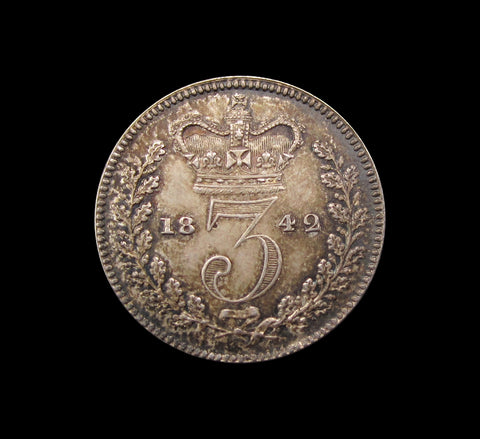 Victoria 1842 Threepence - EF