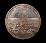 1687 William & Mary Spanish Wreck Recovered 54mm Silver Medal