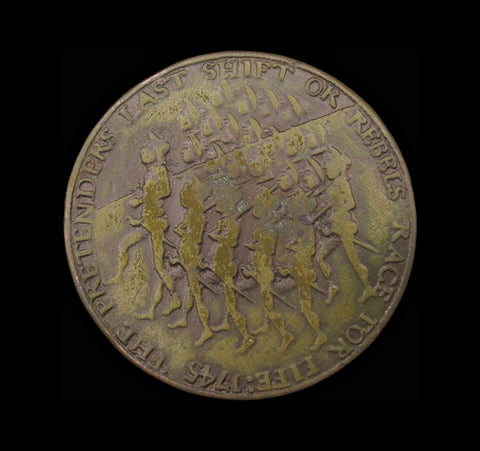 1745 Duke Of Cumberland Rebels Retreat To Scotland 35mm Medal