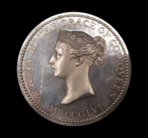 1856 Department Of Science & Art 55mm Silver & Bronze Medal Pair