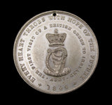 1849 Royal Visit To Ireland 44mm Medal
