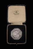 1935 George V Silver Jubilee 38mm Octagonal Silver Medal - Mappin & Webb