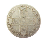 Anne 1707 E Shilling - VG