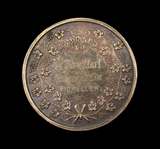 Australia 1881 Adelaide Exhibition 30mm Silver Prize Medal - To Henrietta Vansittart