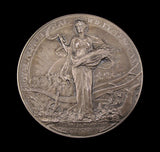 1927 Royal Agricultural Society Of England 55mm Silver Medal - By Pinches