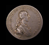 1761 Coronation Of George III Silver Medal - Contemporary Copy