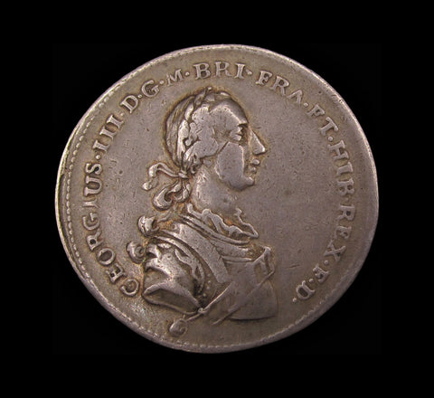1761 Coronation Of George III Silver Medal - Contemporary Copy