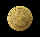 George III 1797 Gilt Bronze Pattern Halfpenny - BMC 1156