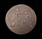 1761 Coronation Of George III Silver Medal - Contemporary Copy