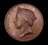 1869 Opening of Blackfriars Bridge & Holborn Viaduct 76mm Medal - By Adams