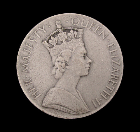 1953 Elizabeth II Coronation 38mm Silver Medal - By Turner & Simpson