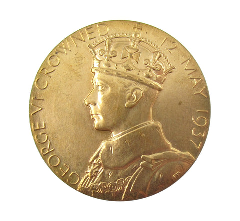 1937 George VI Silver Jubilee Royal Mint 30mm Bronze Medal