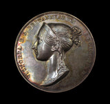 1838 Coronation Of Victoria Official 37mm Silver Medal - By Pistrucci