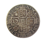 Anne 1710 Shilling - Roses & Plumes - NVF