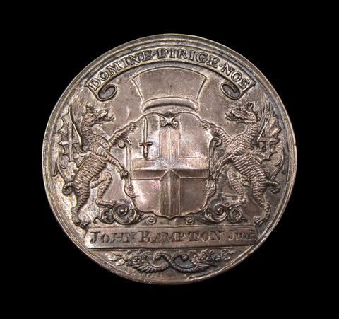 1801-1815 Stock Brokers Pass Silver Medal By Milton - Naylor Type 5
