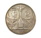 1902 Coronation City Of Perth 35mm Silver Medal - By Vaughton