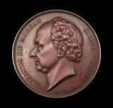 1871 London Mathematical Society Augustus De Morgan 47mm Medal - By Moore