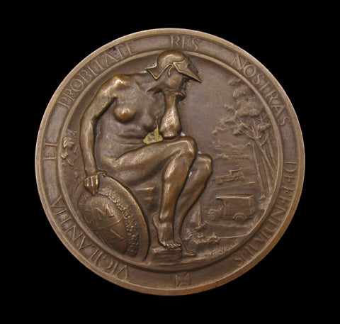1921 Commercial Motor Users Association 58mm Medal - By Wyon