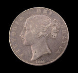 Victoria 1844 Young Head Crown - VF