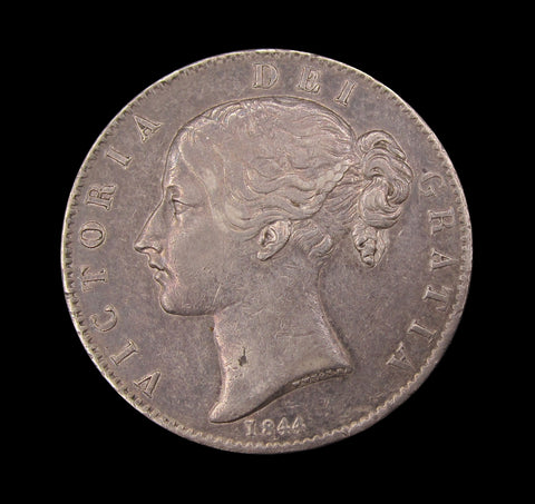 Victoria 1844 Young Head Crown - VF