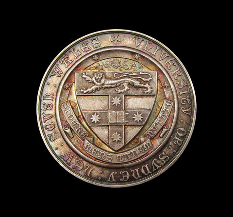 Australia 1914 University of Sydney New South Wales 42mm Silver Medal