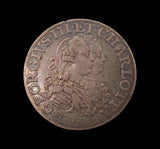 1761 George III & Charlotte Marriage 26mm Silver Medalet