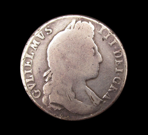 William III 1696 Halfcrown - Contemporary Forgery