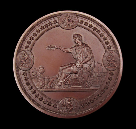 USA 1876 Philadelphia International Exhibition 76mm Medal