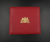1887 Hard Case For 11 Coin Proof Set - Five Pound To Threepence