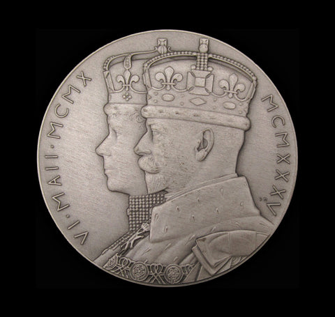 1935 George V Silver Jubilee Royal Mint 57mm Silver Medal - Cased