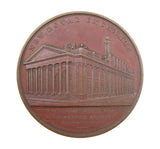 1842 Royal Exchange Stone Laying 61mm Bronze Medal - By Halliday