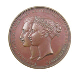 1842 Royal Exchange Stone Laying 61mm Bronze Medal - By Halliday