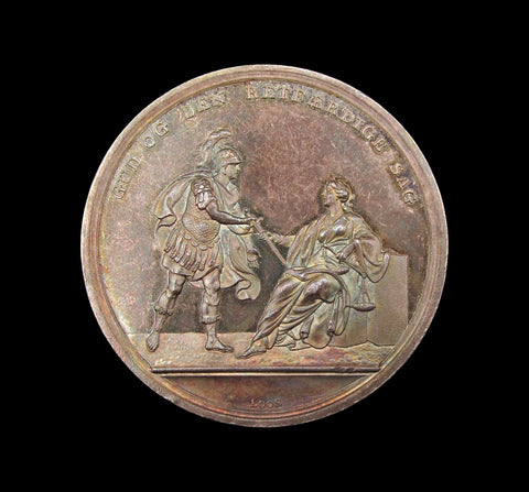Denmark 1801 Battle of Copenhagen 39mm Silver Medal - By Loos