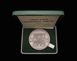 1995 National Trust Centenary 63mm Silver Medal - By The Royal Mint