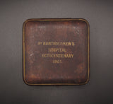 1923 Octocentenary Of St Bartholomew's Hospital 50mm Medal - By Pinches