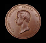 1867 Norwich & Eastern Counties Industrial Exhibition 58mm Medal - By Wyon