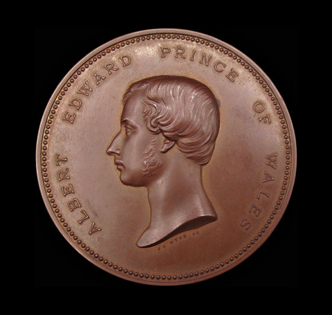 1867 Norwich & Eastern Counties Industrial Exhibition 58mm Medal - By Wyon