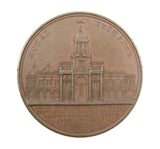 1838 Destruction Of The Royal Exchange 61mm Bronze Medal - By Barber