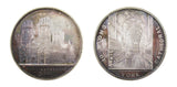 1974 Set Of 10 x 61mm Silver Cathedral Medals - By J. Davis
