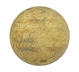 1913 Royal Philatelic Society 44mm Silver Crawford Medal - Cased