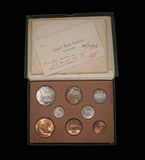 Ireland 1928 8 Coin Proof Set - Halfcrown to Farthing - Cased