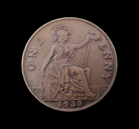 George V 1933 Penny - Altered Date