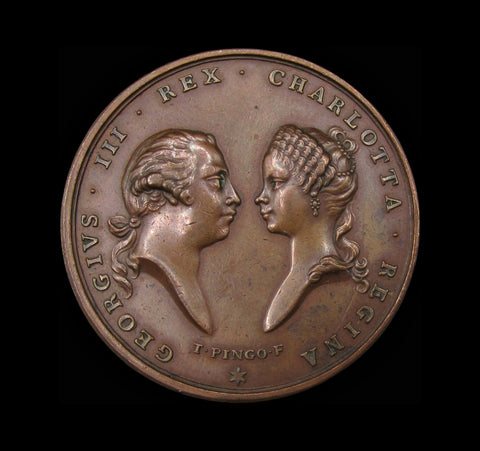 1762 Birth Of George Prince Of Wales 40mm Medal - By Pingo
