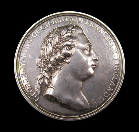1772 Captain Cook's Resolution & Adventure 43mm Silver Medal & Arctic Medal